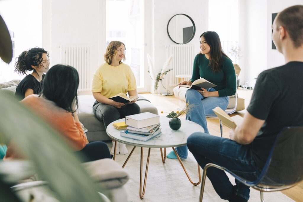 Virtual addiction support groups
