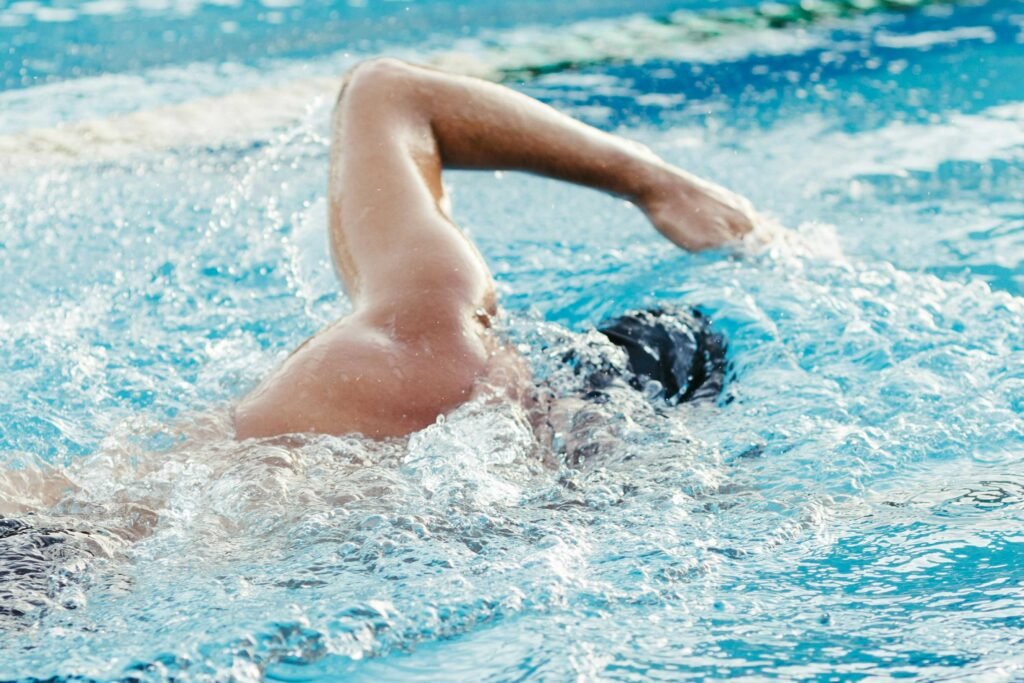 body transformation swimming